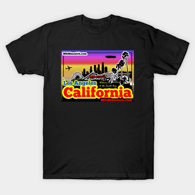 Los Angeles California T-Shirt by emarema